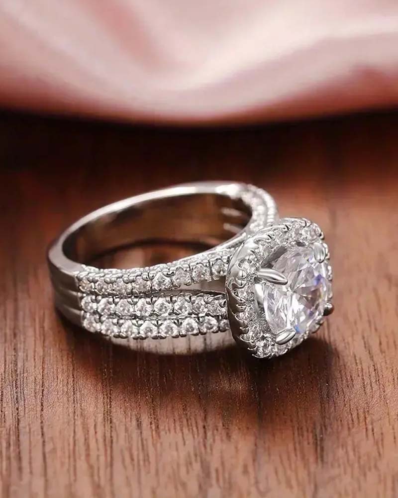 JJ CHIC Voll-Pavé-Ring