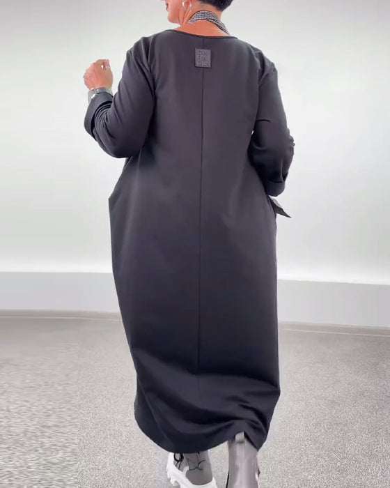 Kleid lässig Mode locker Neckholder