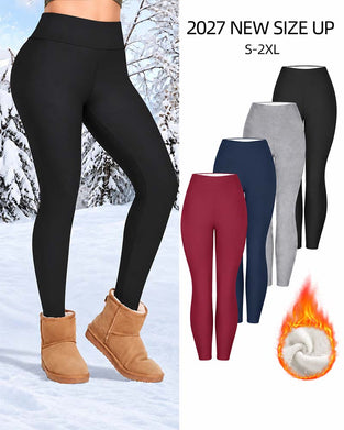 Winter Dick Hohe Taille Warme Leggings Yogahosen