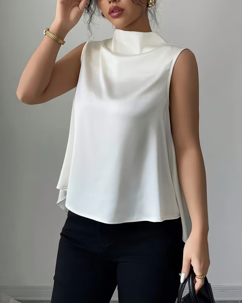 tank top asymmetrisches v-rücken design