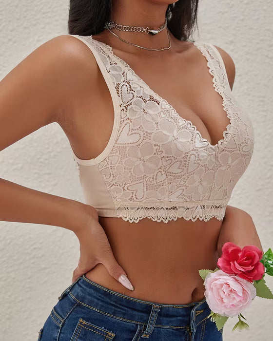 Lingerie Push-up Nahtlos Spitze
