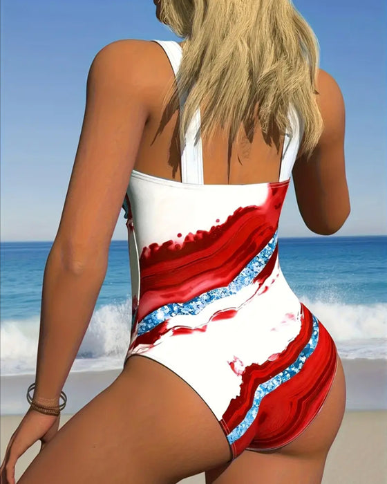 Bikini One Piece Bedruckt