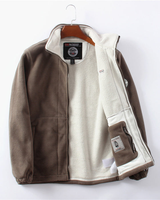 Jacke Herren Doppel-Lag Fleece & 50% RABATT