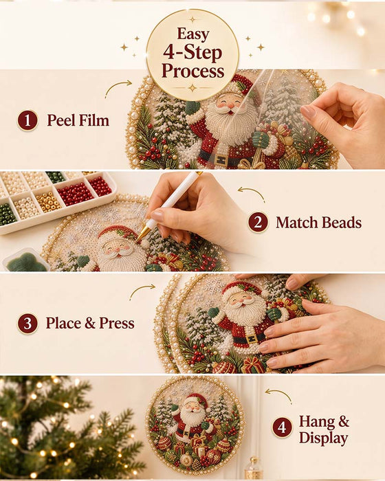 🌸🌻 Perlenschmuck-Hängekranz-Set für Jahreszeiten und Feste 🍂🎄