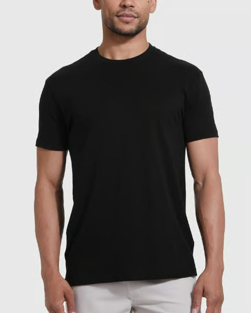 T-Shirt Rund Hals Schlanke Passform