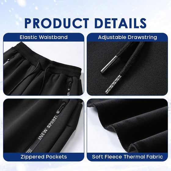 Hose Thermisch Fleece-Gefüttert Casual Aktiv