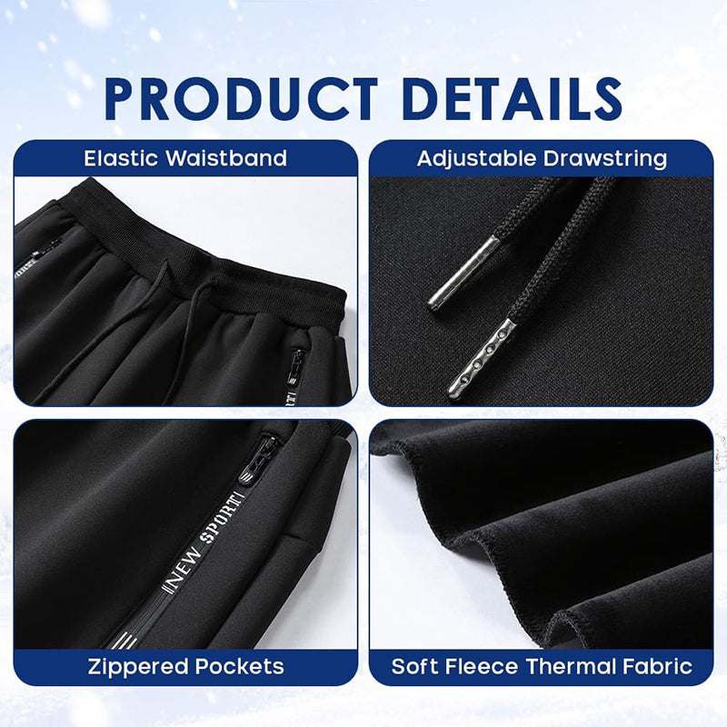 Hose Thermisch Fleece-Gefüttert Casual Aktiv