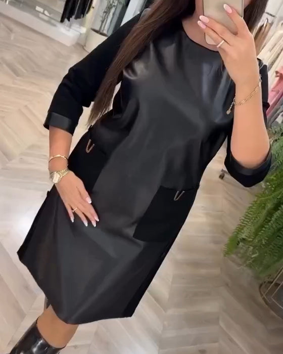 Kleid Modisch Gerade