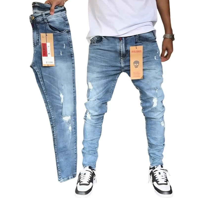 Jeans Distressed Slim Fit Tapered