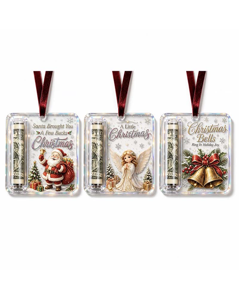Weihnachten Bargeld Geschenk Ornament