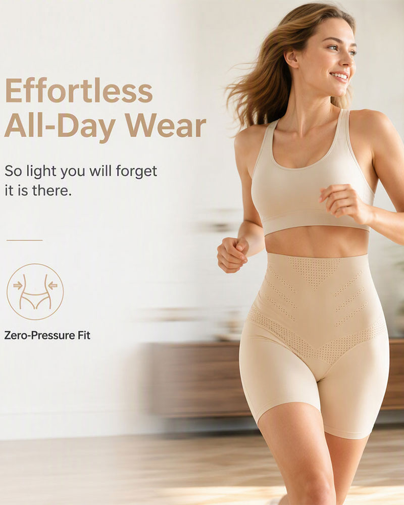 Nahtlose Bauchkontrolle Sicherheits-Shorts Für Damen