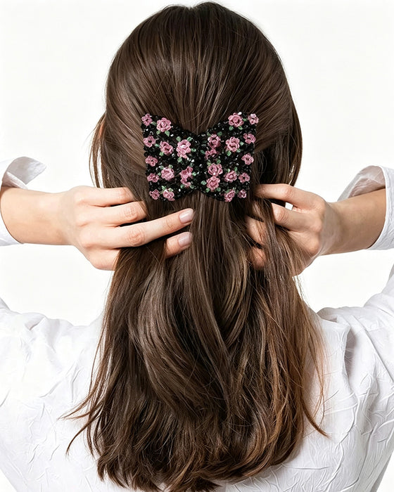 Elastischer Perlen Haaraccessoire Kamm