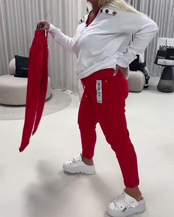 Hose Mode Stretch Kordelzug