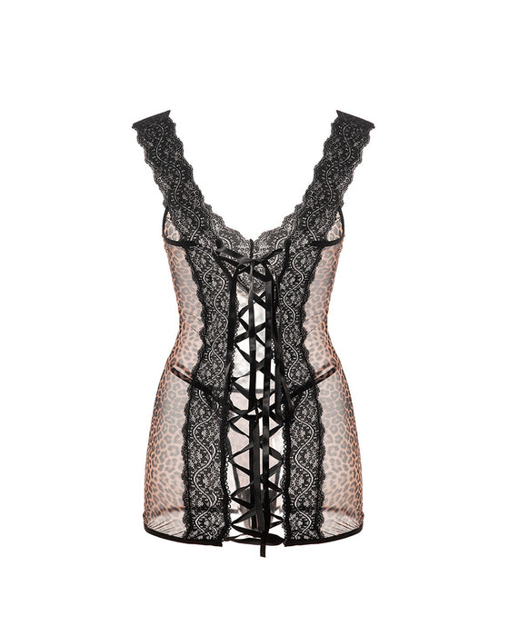 Nachthemd Sexy Träger Spitze