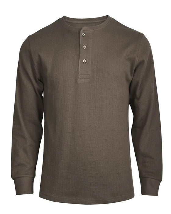 Hemd Rundhals Henley Langarm