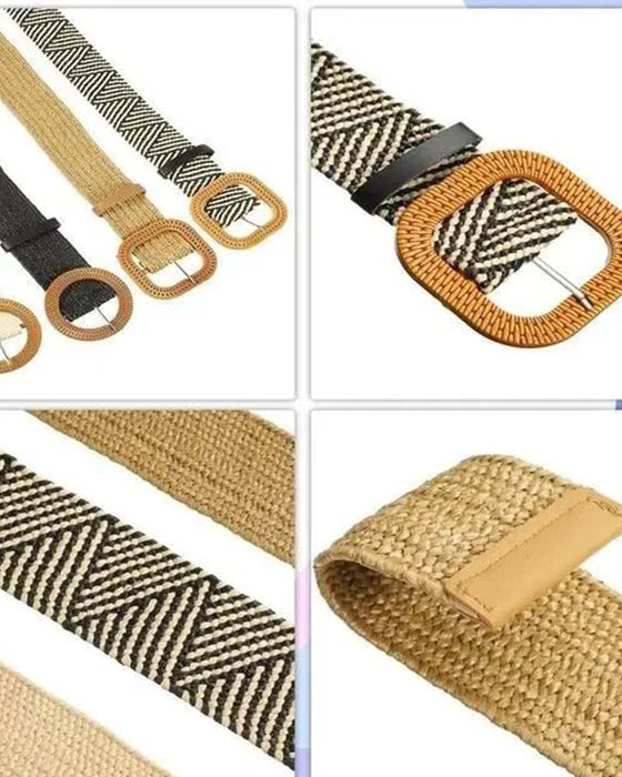 Gürtel Boho Stil Schnalle Elastisch