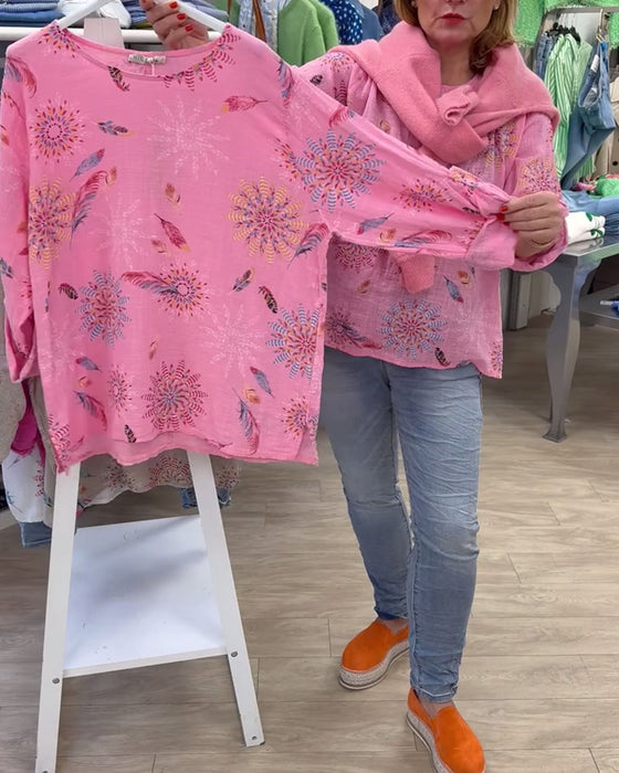 T-Shirt Langarm Bedruckt