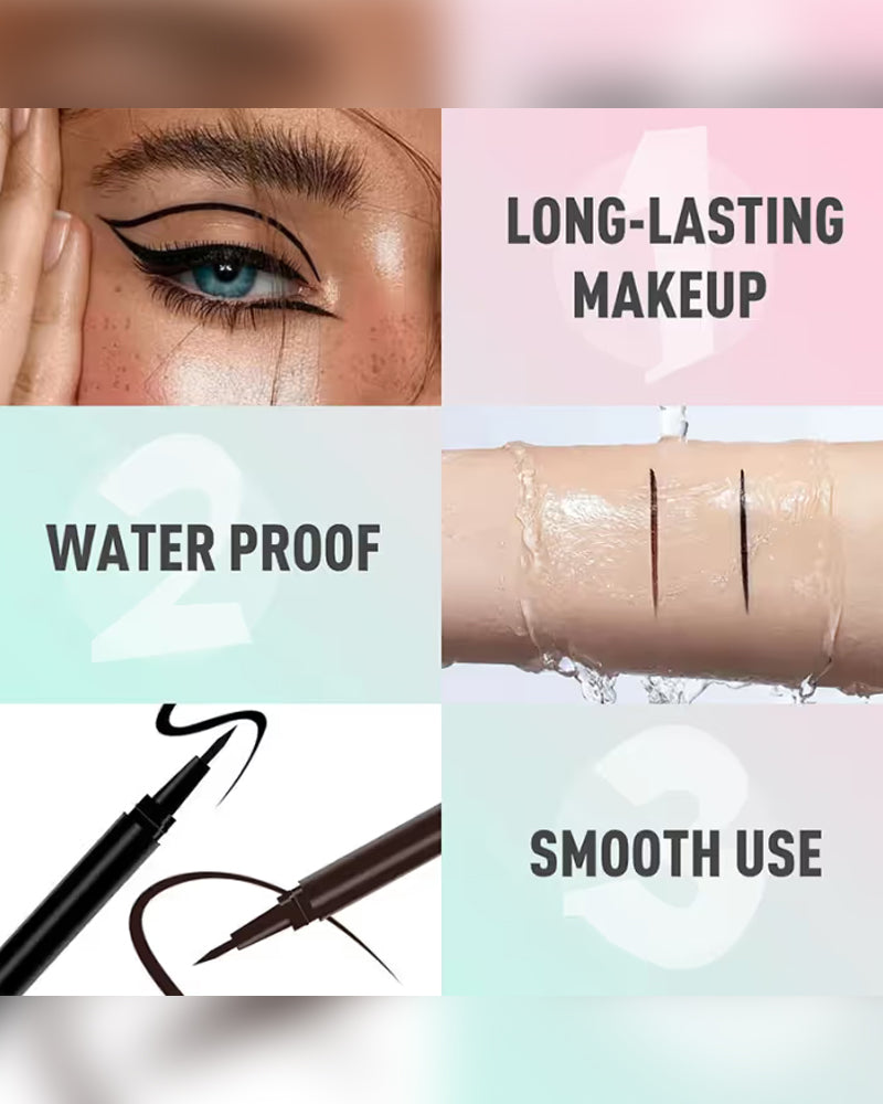 Flüssiger Eyeliner Wasserdicht Ultradünne Spitze Schnelltrocknend