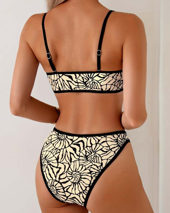 Bikini Resort Blumig Bandeau