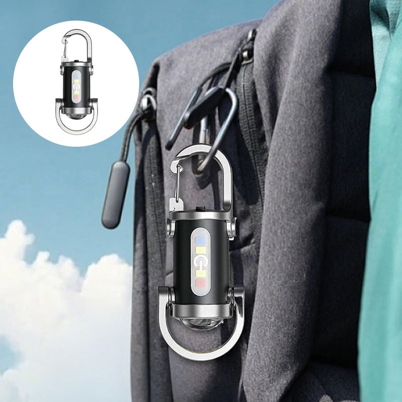 Wiederaufladbare Mini-Taschenlampe Schlüsselanhänger