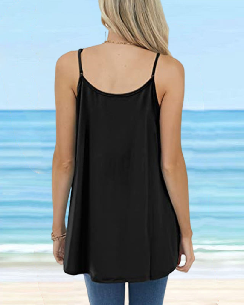 Camisole Damen Basic Rundhals