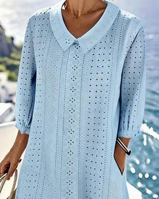 Kleid Baby Doll Hohler Halsausschnitt