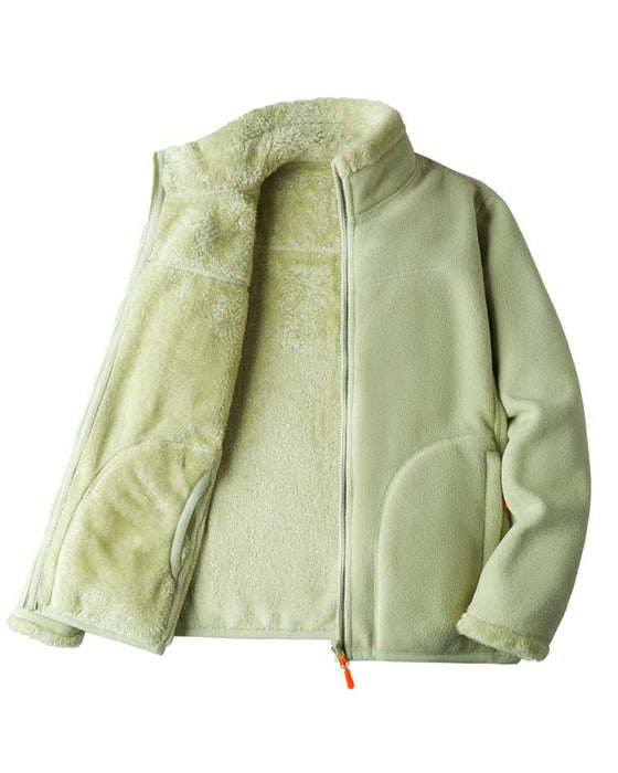 Jacke Einfarbig Langarm Lässig