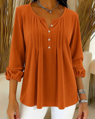 Top mit Knöpfen locker lässig