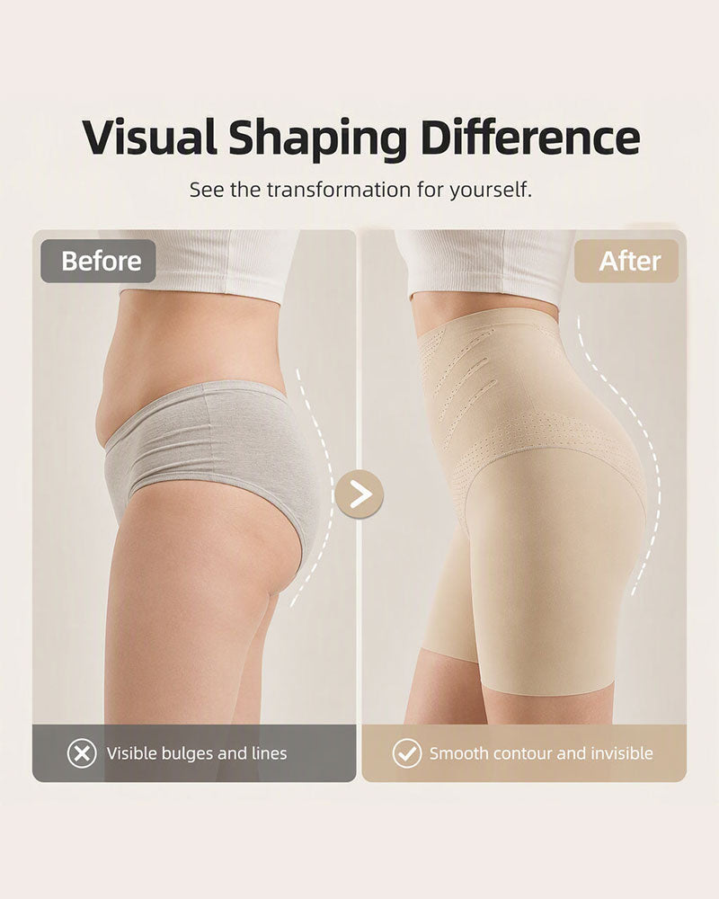 Nahtlose Bauchkontrolle Sicherheits-Shorts Für Damen