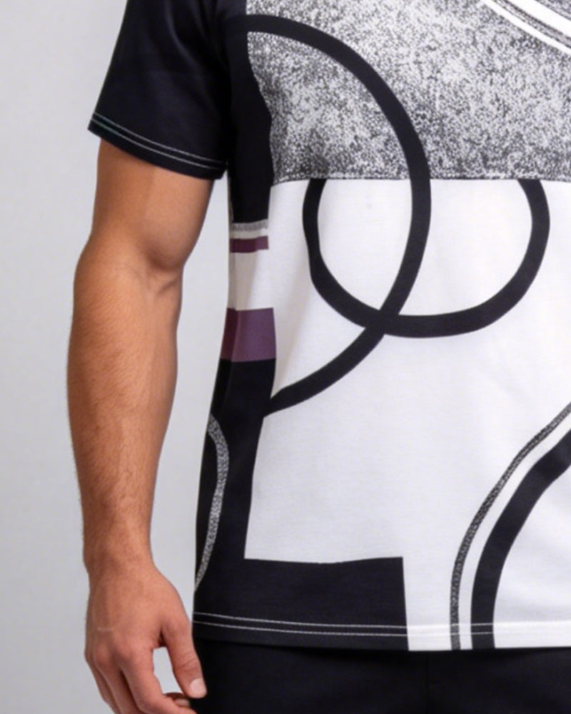 T-Shirt Für Herren – Lässig Mit Rundhalsausschnitt