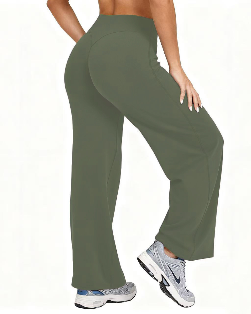 Hose Lässig Yoga Weites Bein