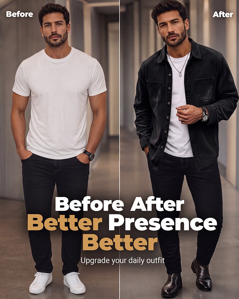 👔 Herren Lässige Cordhemdjacke – Klassische Textur Trifft Alltagskomfort