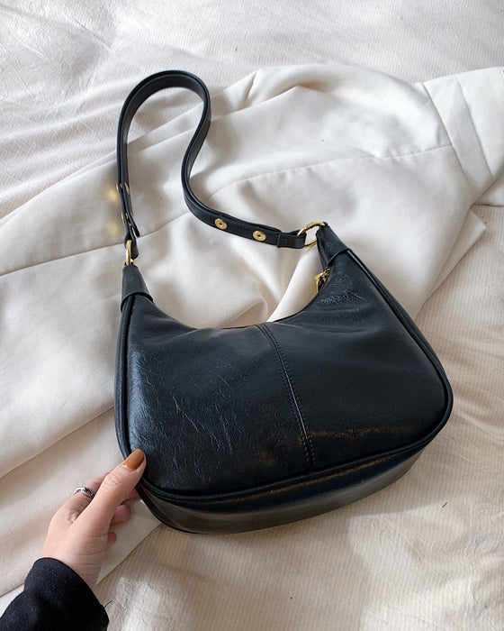 Tasche Gewachstes Leder Achsel