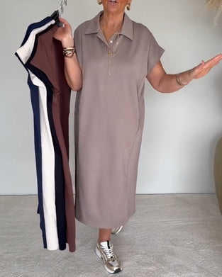 Kleid Casual Locker Polokragen