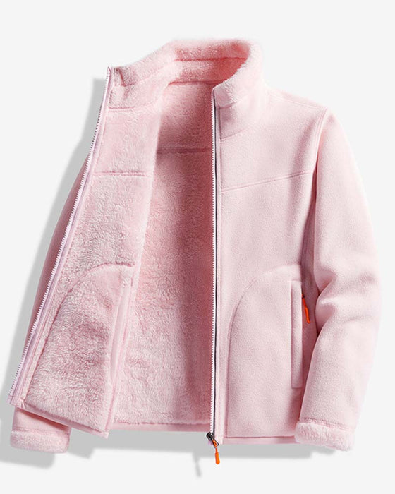 Jacke Einfarbig Langarm Lässig