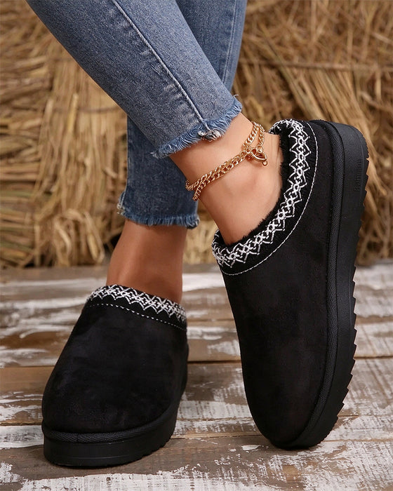 Damen Hausschuhe Slip-On
