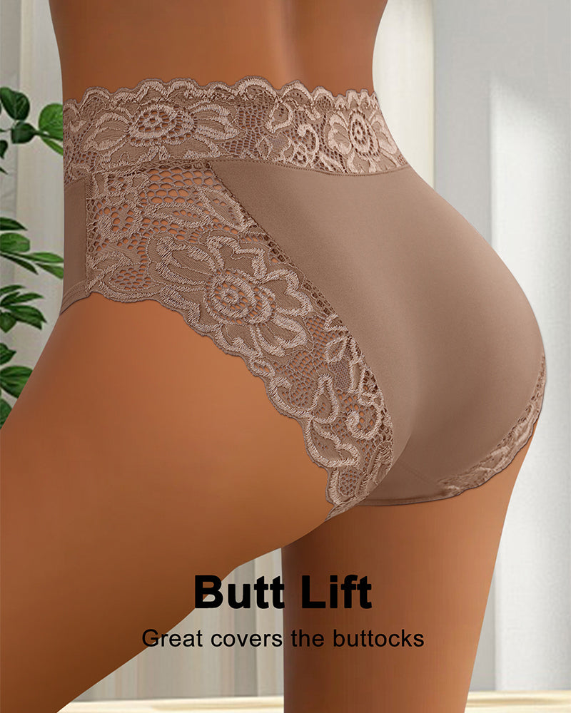 Höschen Sexy Spitze Mittelhoch-3