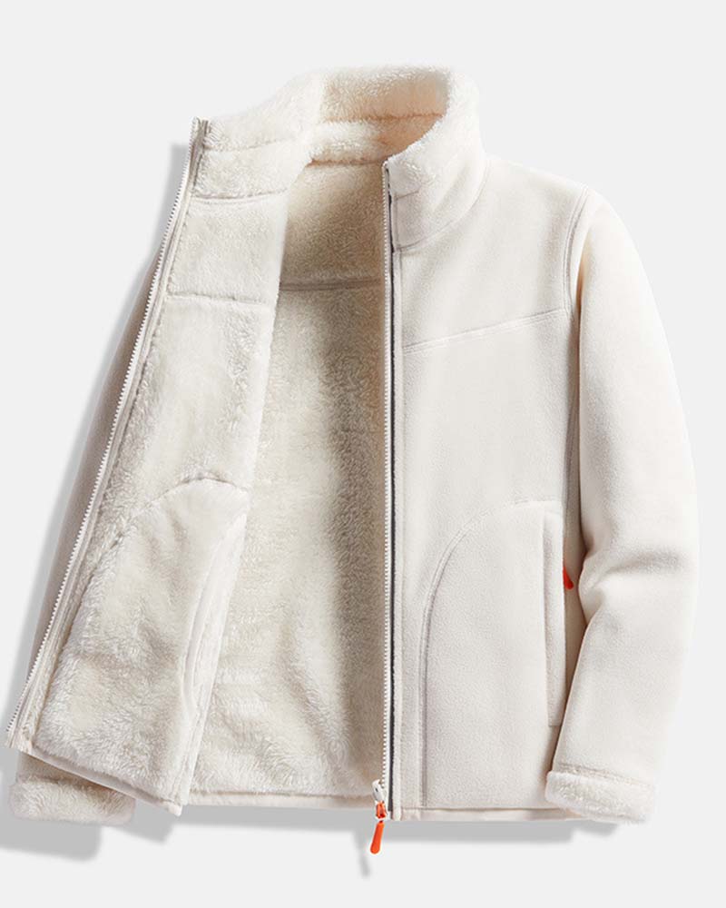 Jacke Einfarbig Langarm Lässig