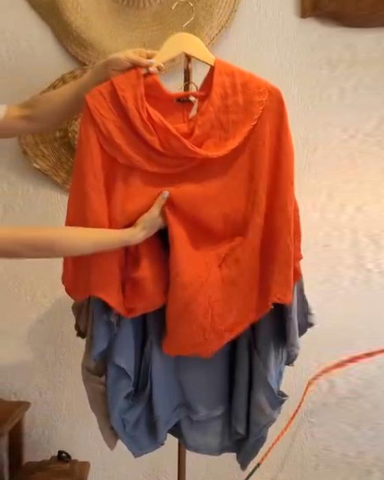 Bluse Flauschiger Kragen