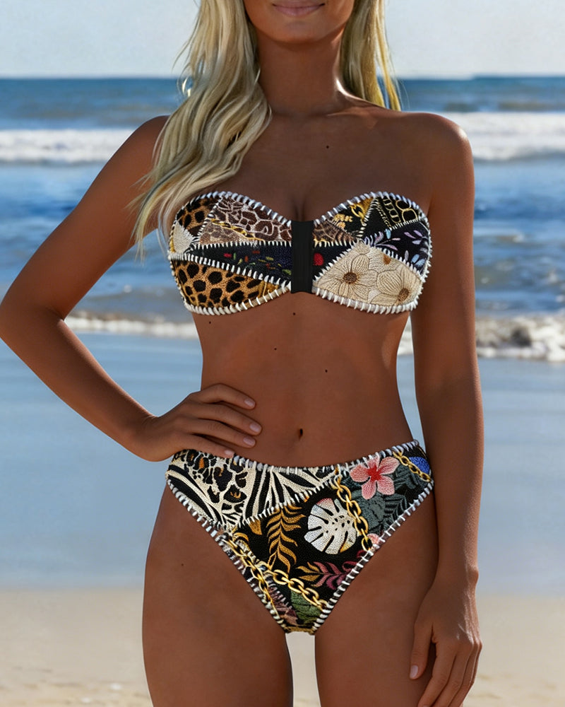 Bikini Colorblock Bralette