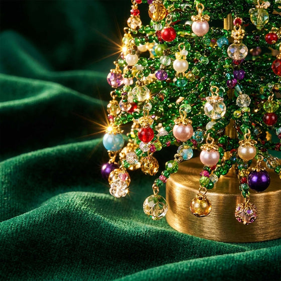 Diy-Weihnachtsbaumschmuck-Bastelset Mit Perlen