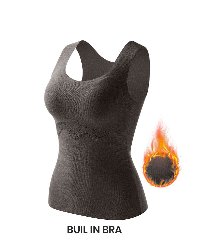 Tanktop Nahtlos Thermisch Integrierter Bh