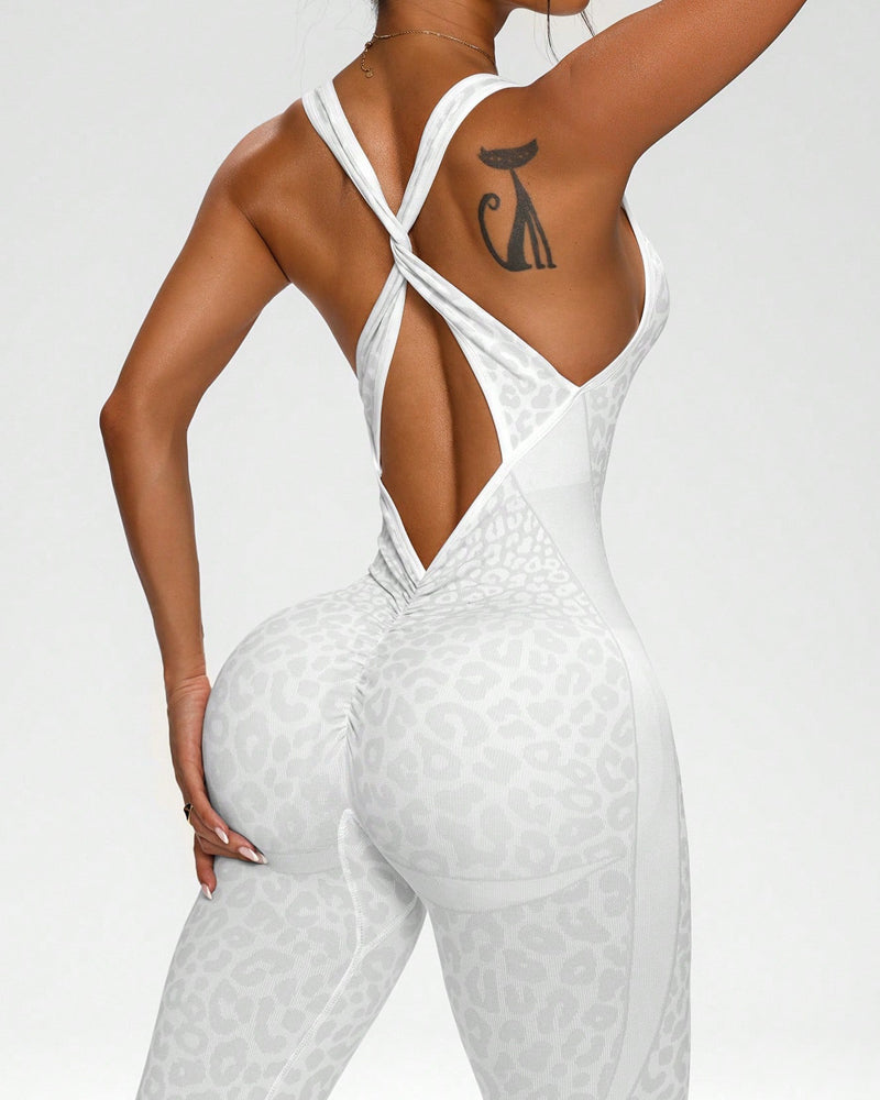 Formender Leopard-Yoganahtloser