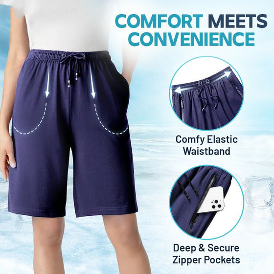 Unisex Ice Silk Stretch Schnell Trocknende Shorts