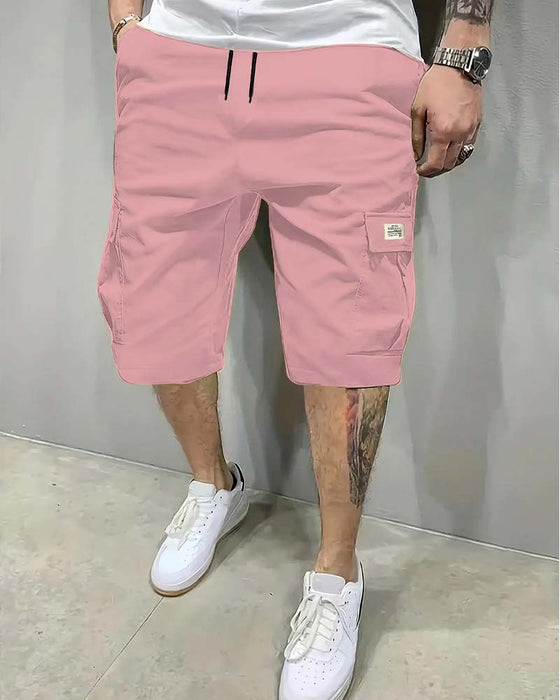 Herren-Shorts Mit Mittelbund Und Kordelzug