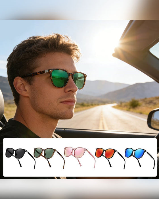 Sonnenbrille Großer Stil Polarisiert