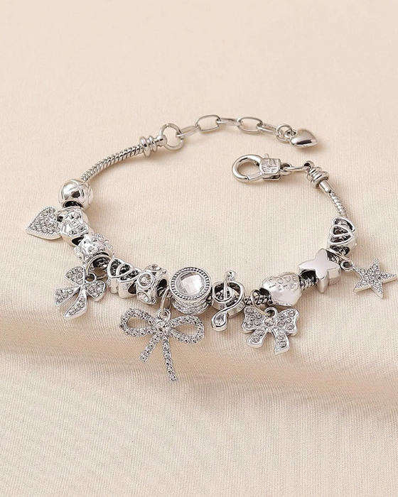 Armband Strass Schleife