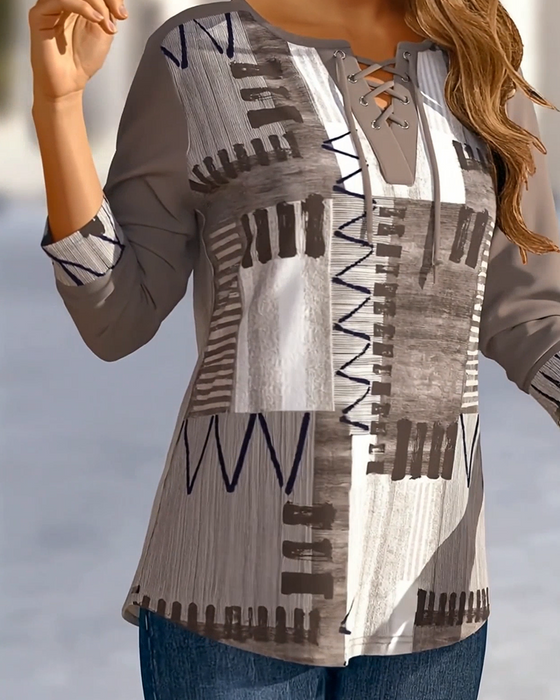 Top stylisches Kreuzband Karoprint