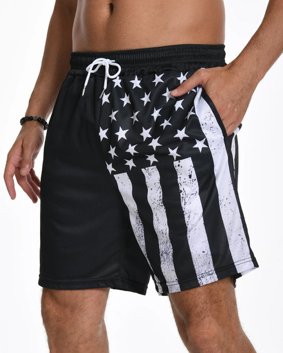 Herren-Shorts Mit Mittelbund Und Kordelzug
