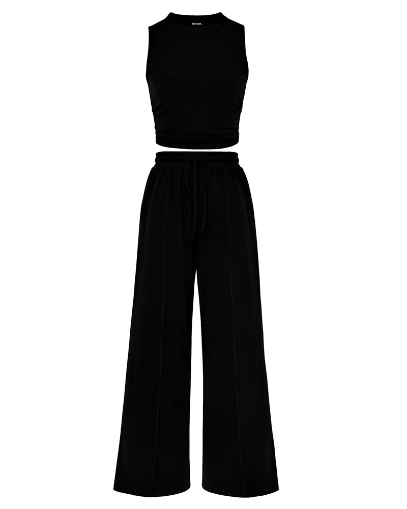 Set Weste und Hose mit elastischem Bund